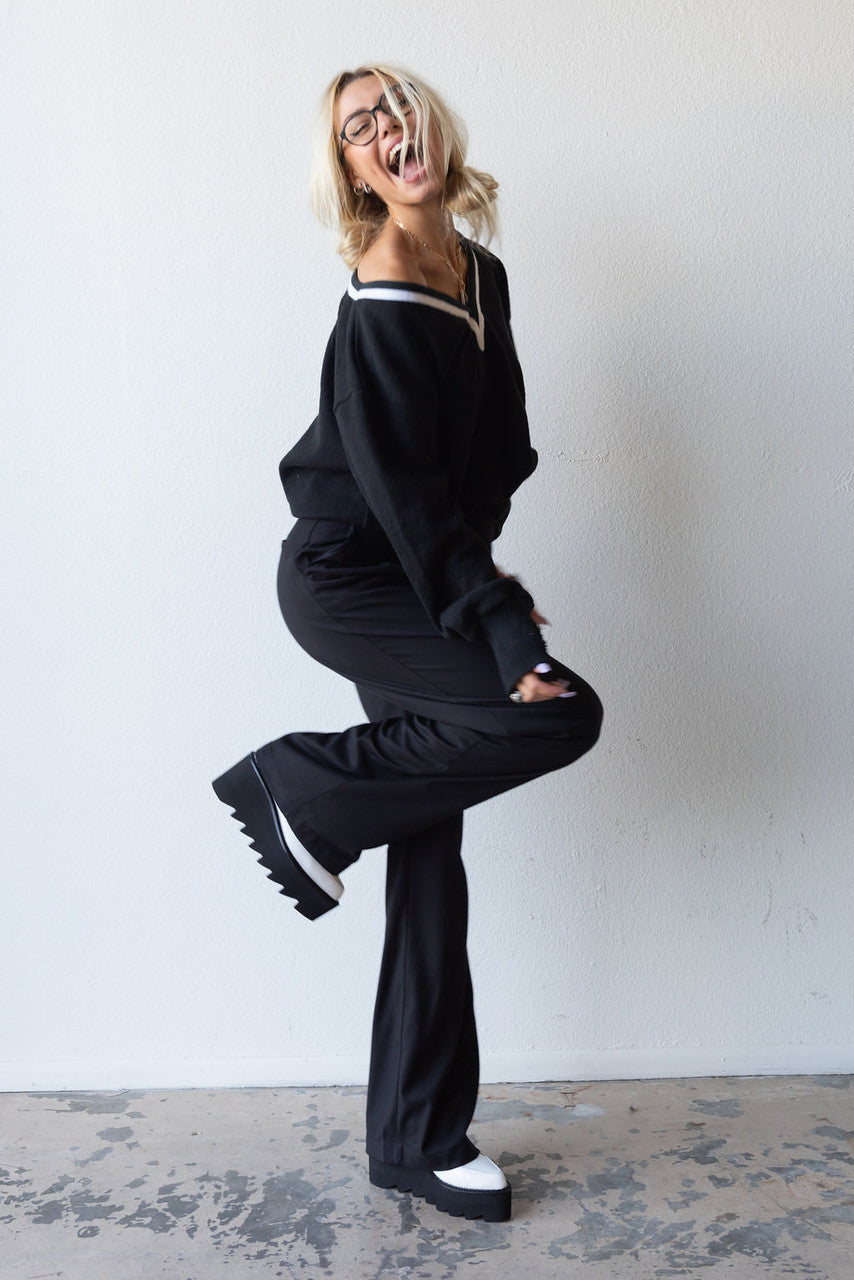 The Perfect Trouser Pant In Black