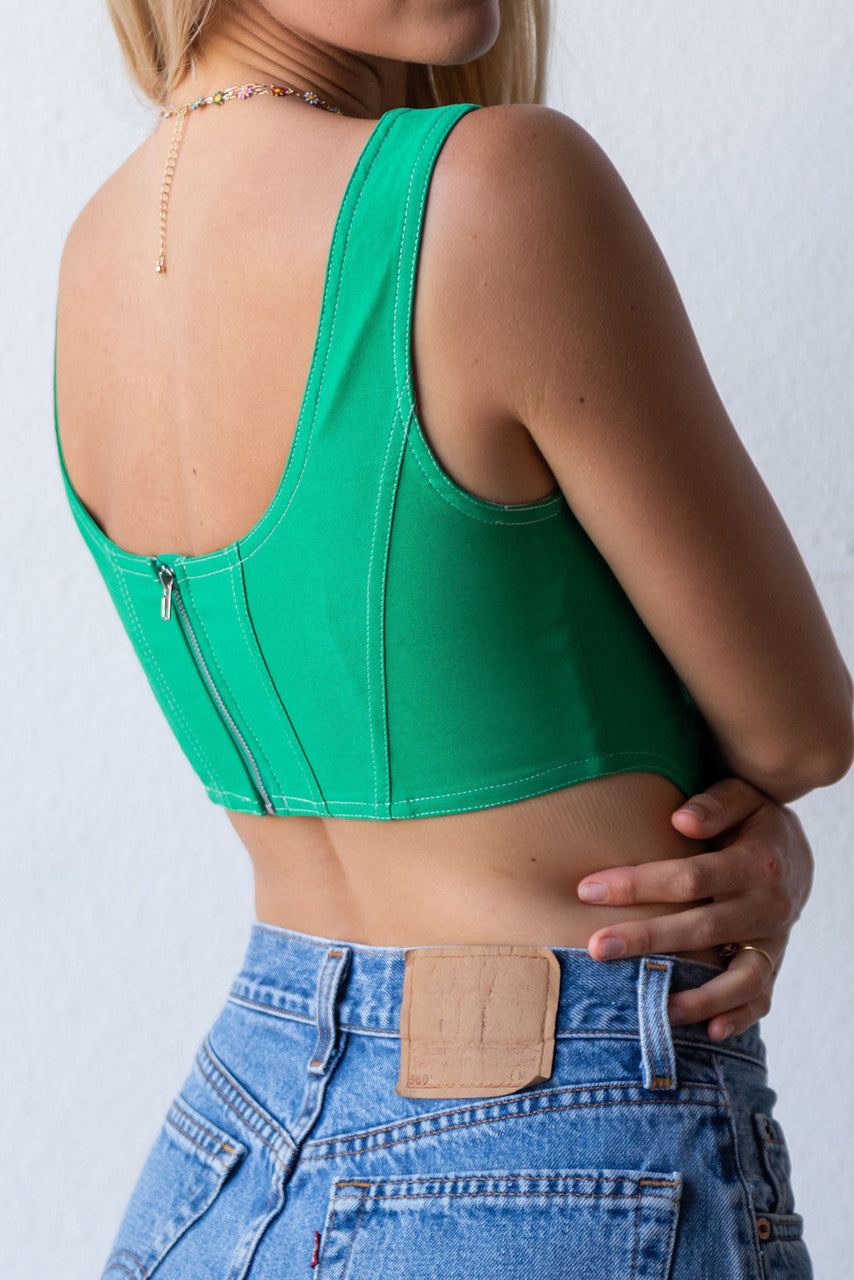 Luck Is On Your Side Crop Corset Top