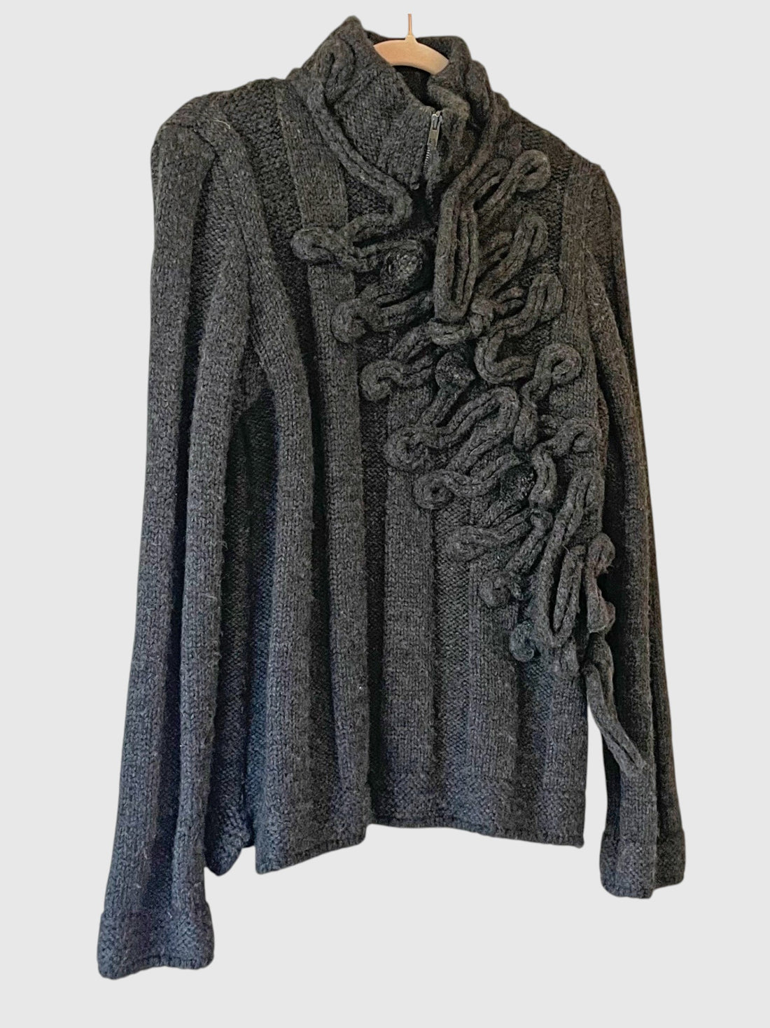 Vintage Jean Paul Gaultier Maille by Fuzzi Sculptural Wool Sweater