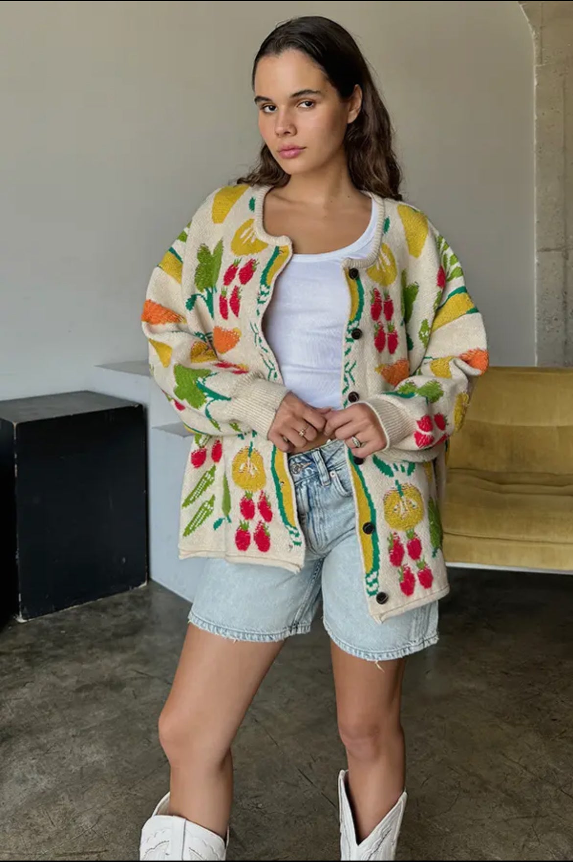 Garden Fresh Cardigan Knit Sweater – Resurrection