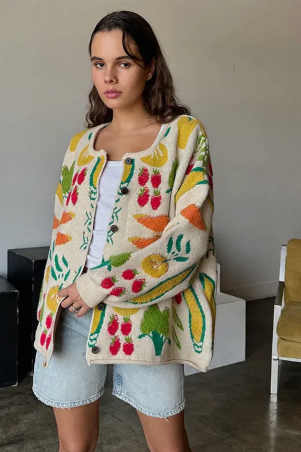 NOUGAT SUGAR スタジャン 花柄 刺繍 レトロ FREESIZE NOUGAT SUGAR スタジャン 花柄 刺繍 レトロ FREESIZE