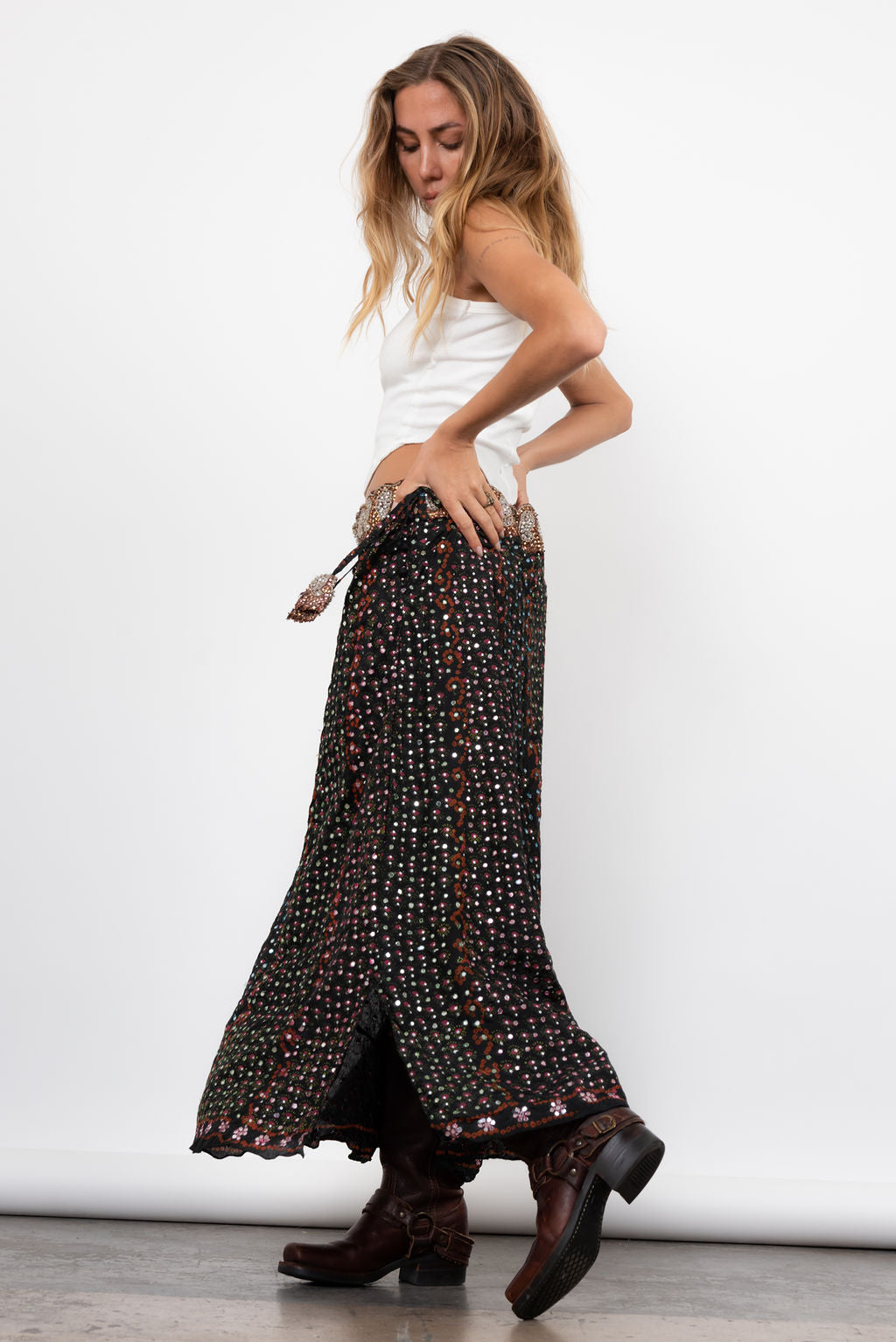 Sequin maxi skirt 90s sale