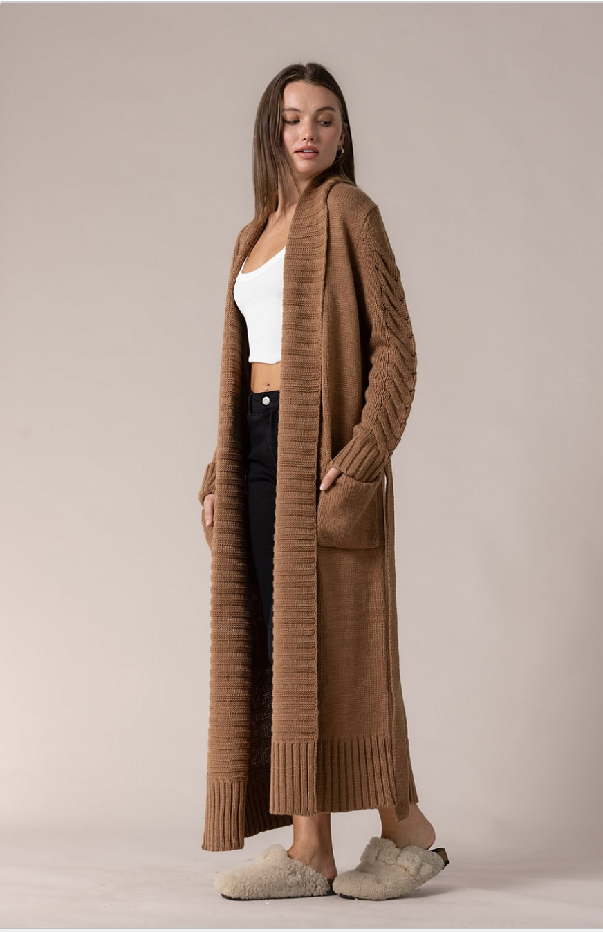 Caramel Cuddle Duster Cardigan