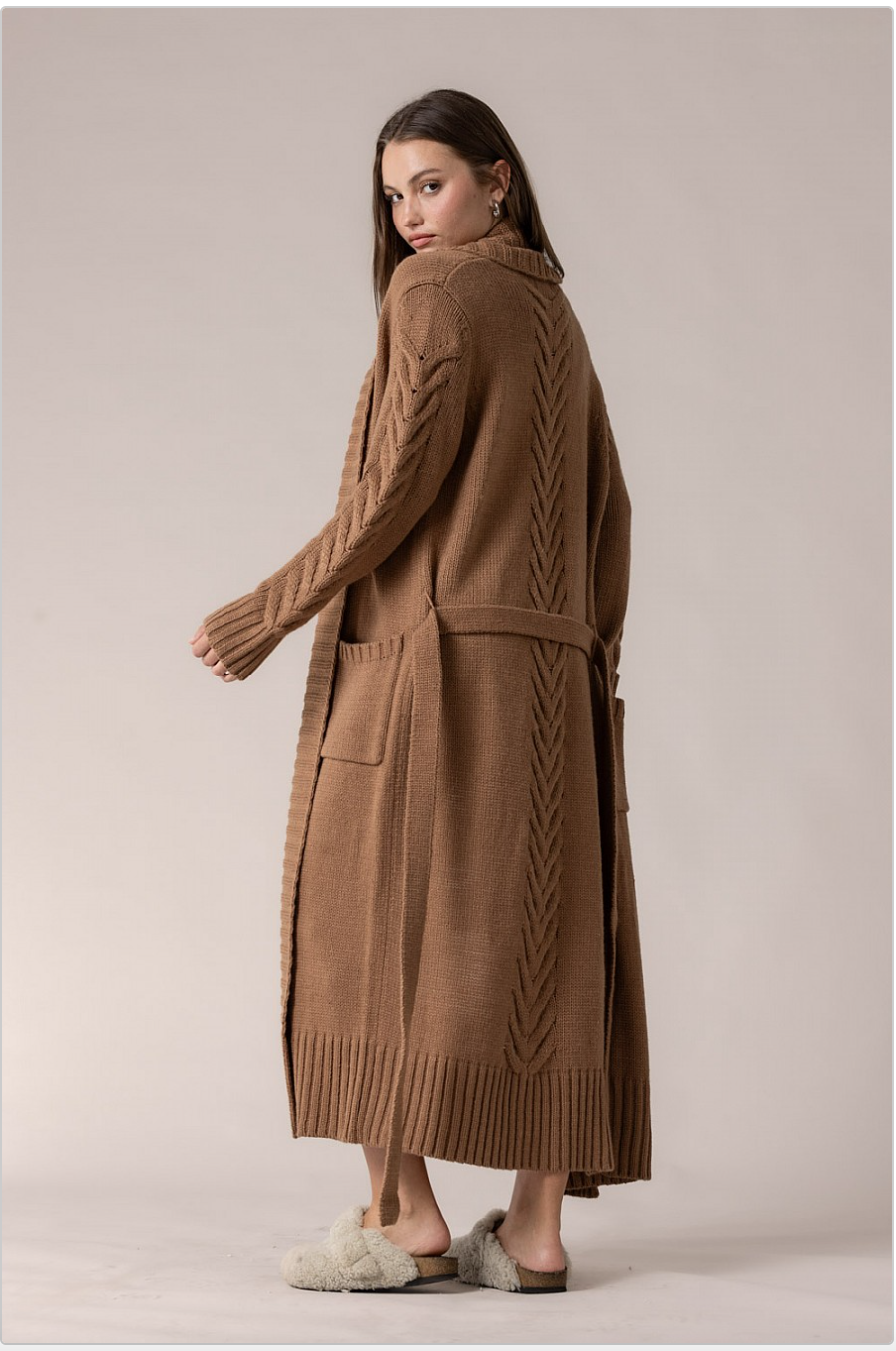 Caramel Cuddle Duster Cardigan