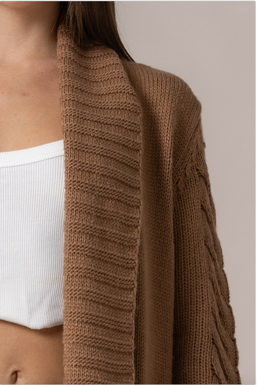 Caramel Cuddle Duster Cardigan