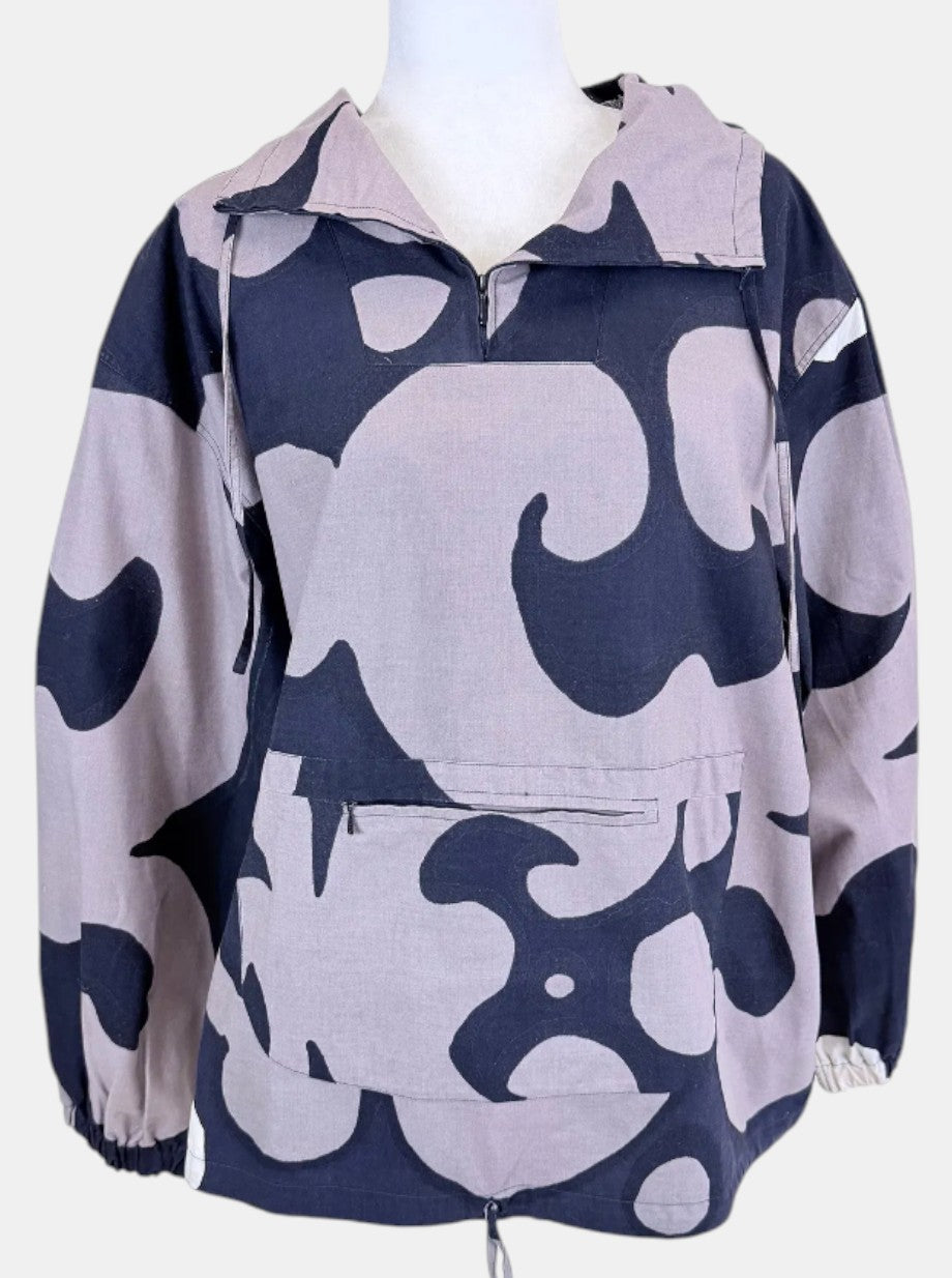 Vintage 1970s Marimekko Hooded Cotton Anorak