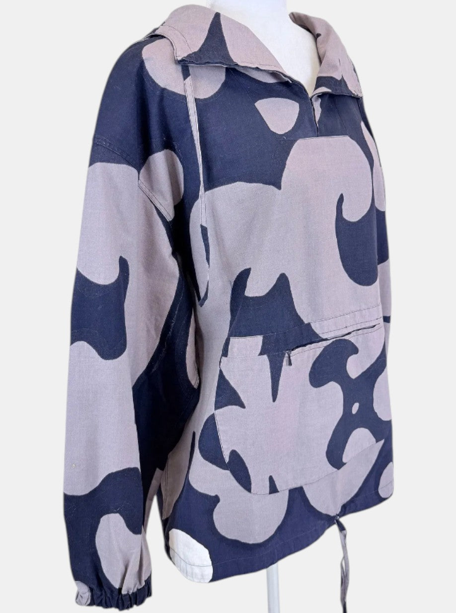 Vintage 1970s Marimekko Hooded Cotton Anorak