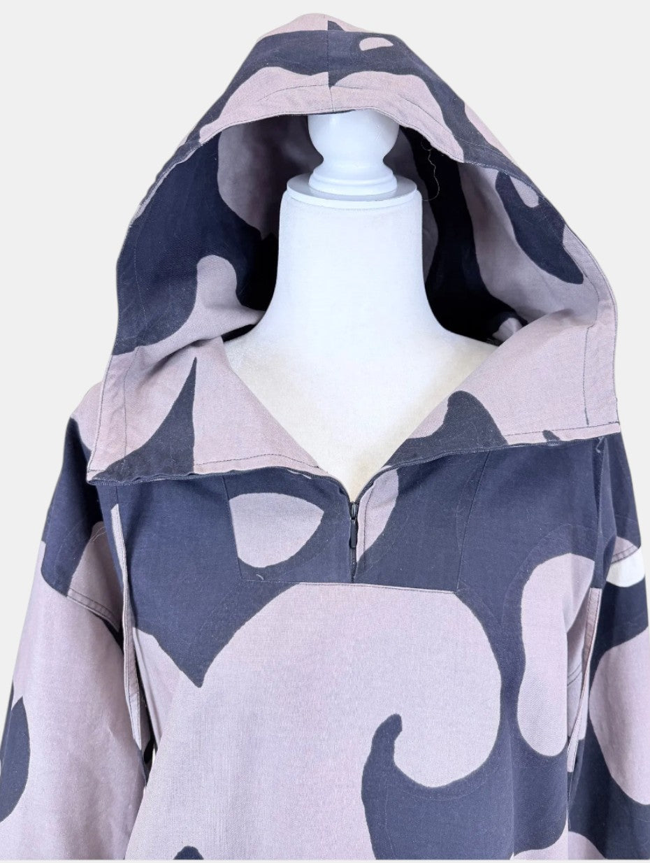 Vintage 1970s Marimekko Hooded Cotton Anorak