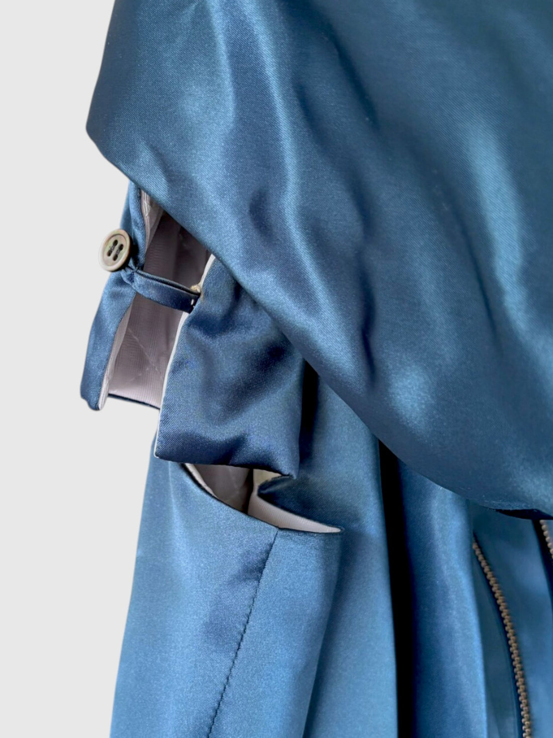 AW2004 Y’s Yohji Yamamoto Satin Cropped Bomber