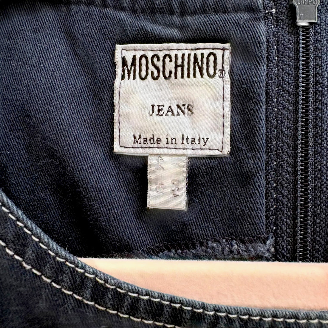 Vintage Moschino Jeans size 10 Italian 44 designer label