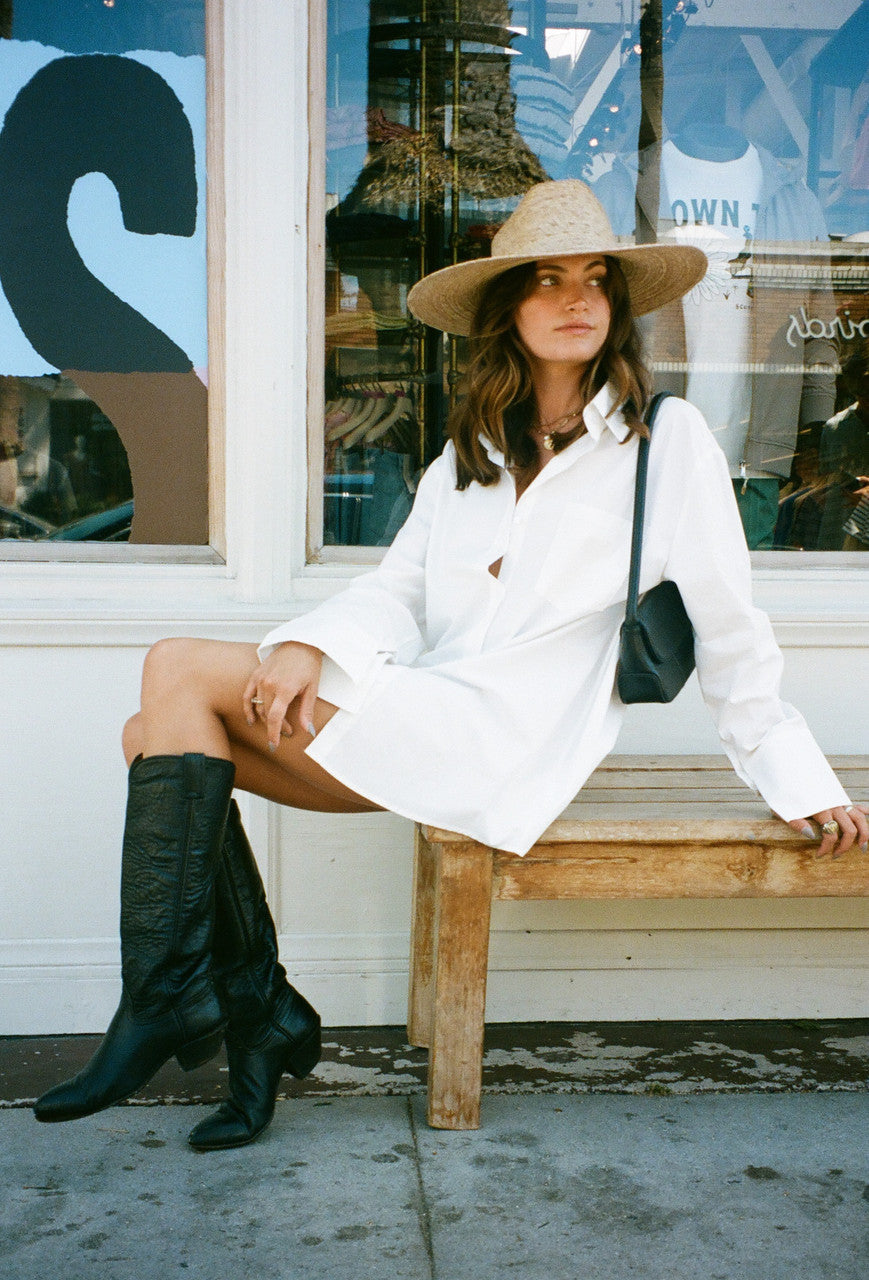 CALIstyle The Ultimate Button Down Shirt Dress In White | Shop Resurrection CALIstyle The Ultimate Button Down Shirt Dress In White | Shop Resurrection