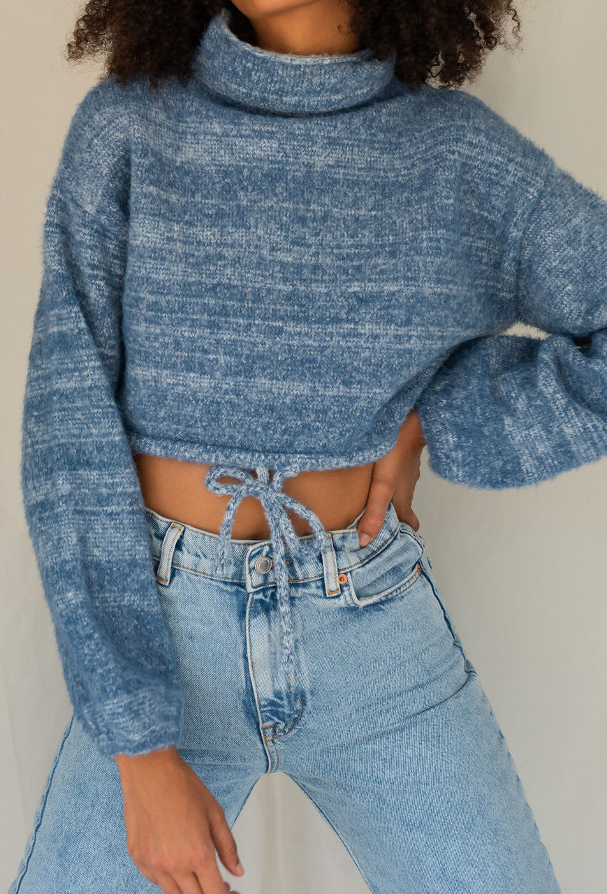 Love Song Crop Knit Sweater