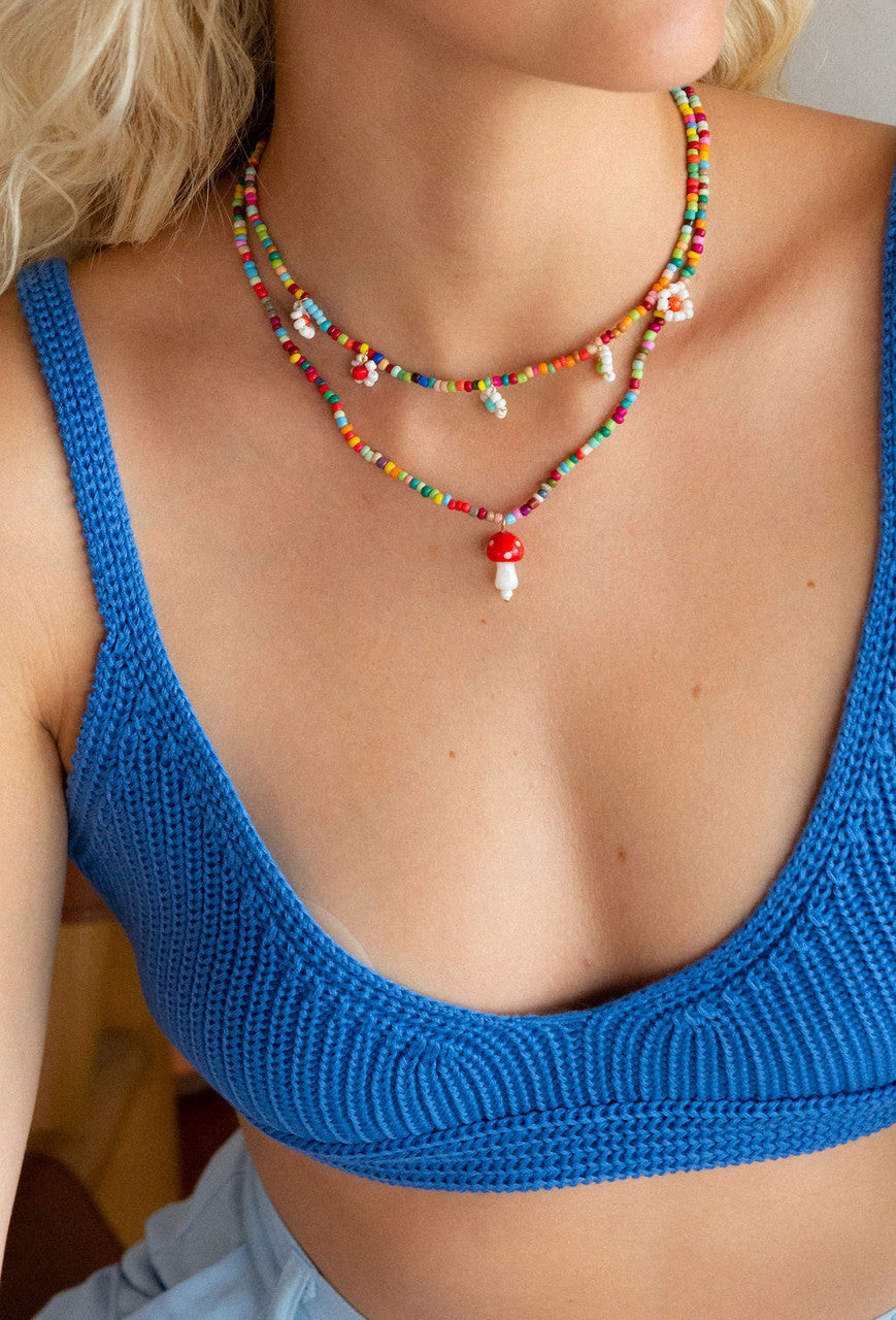 CALIstyle 90's Baby Beaded Necklace