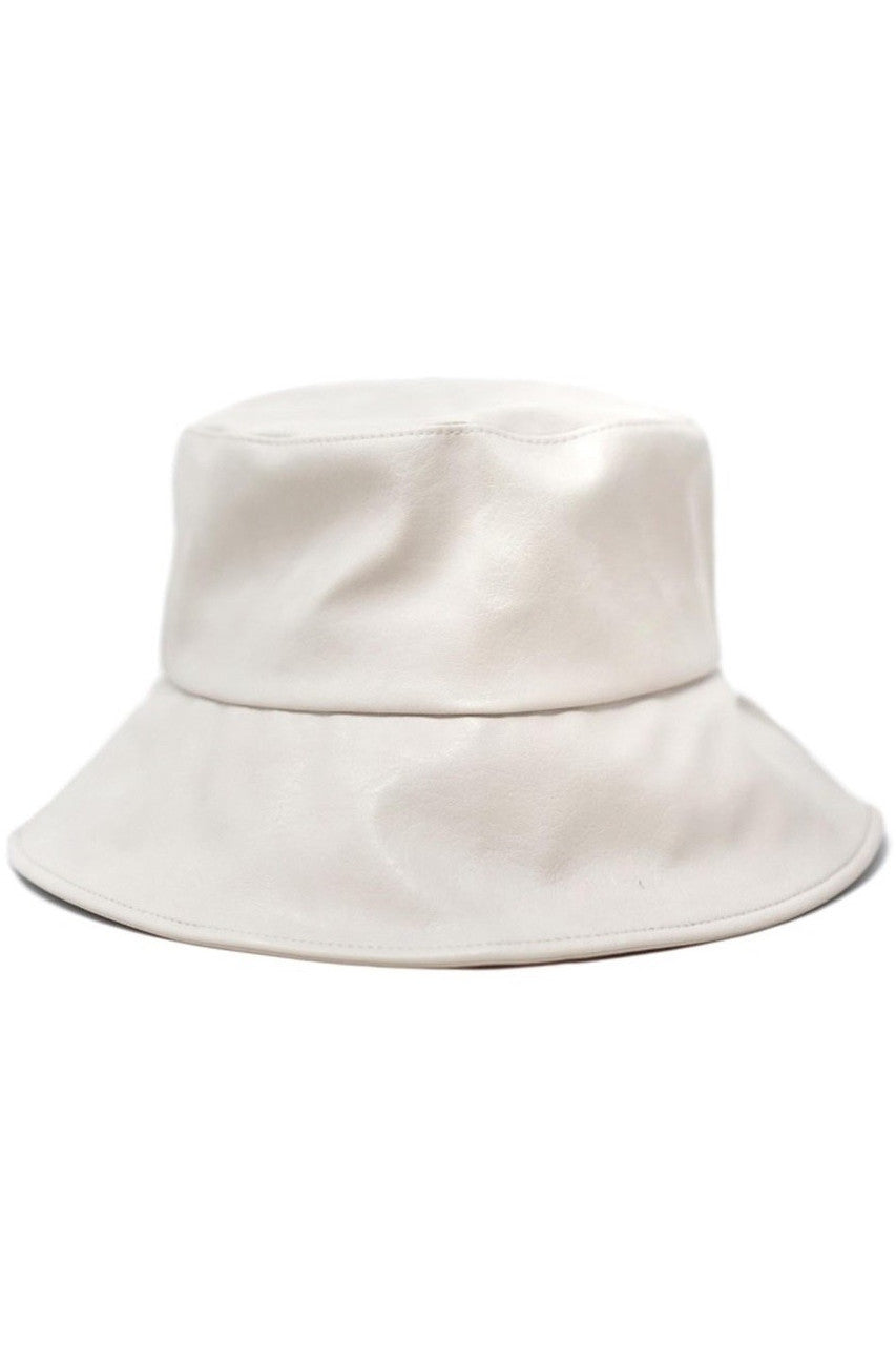 Jaydon Leather Bucket Hat